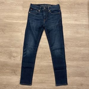 AE Super Skinny Jeans size 28x30 navy